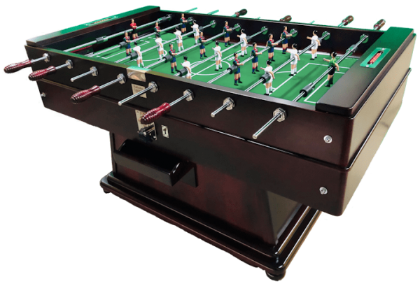 Futbolin Cordoba Caoba envejecido pista Verde Futbolin Cordoba Caoba envejecido pista Verde