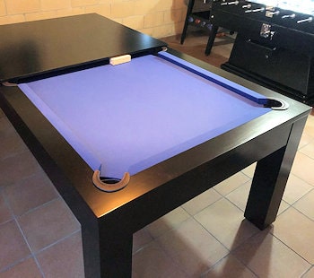 Billar modelo Tarraco negro azul 350x310