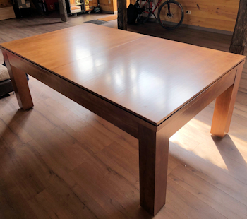Billar modelo Tarraco nogal tapa 350x310